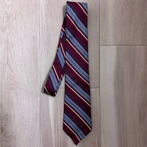 VTG Yves Saint Laurent Silk Striped Tie